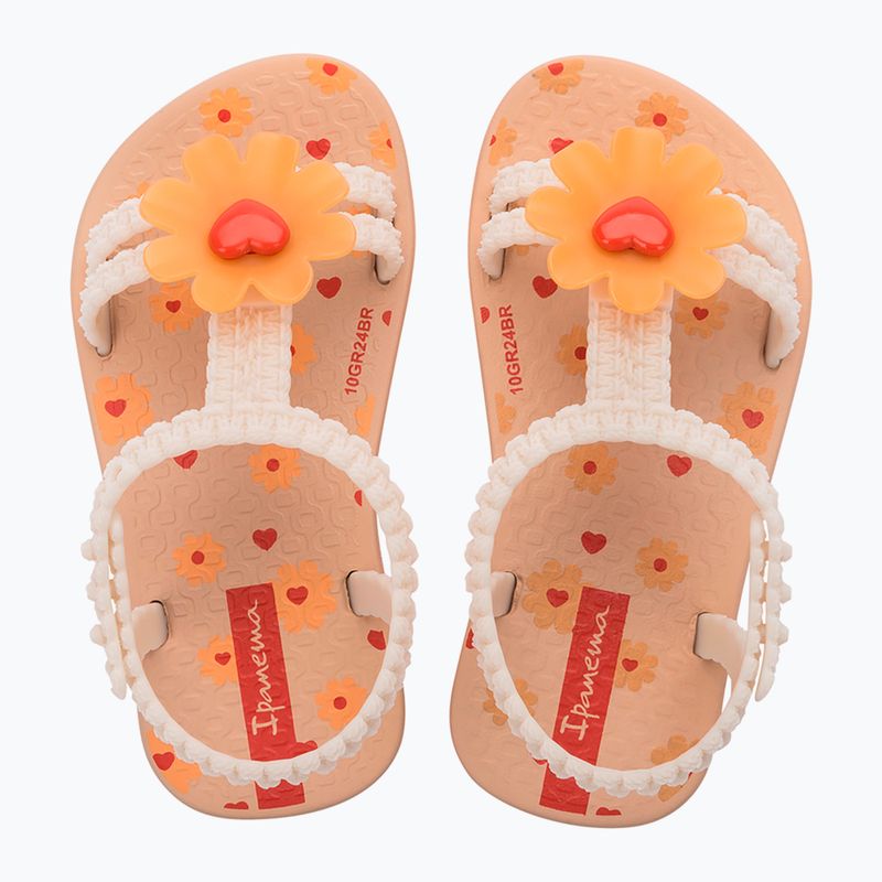 Ipanema Daisy Baby béžové/béžové/oranžové sandály 2