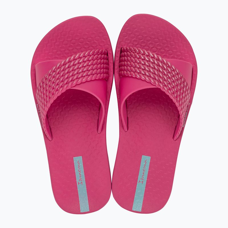 Dětské nazouváky Ipanema Street pink/dark pink/green 2