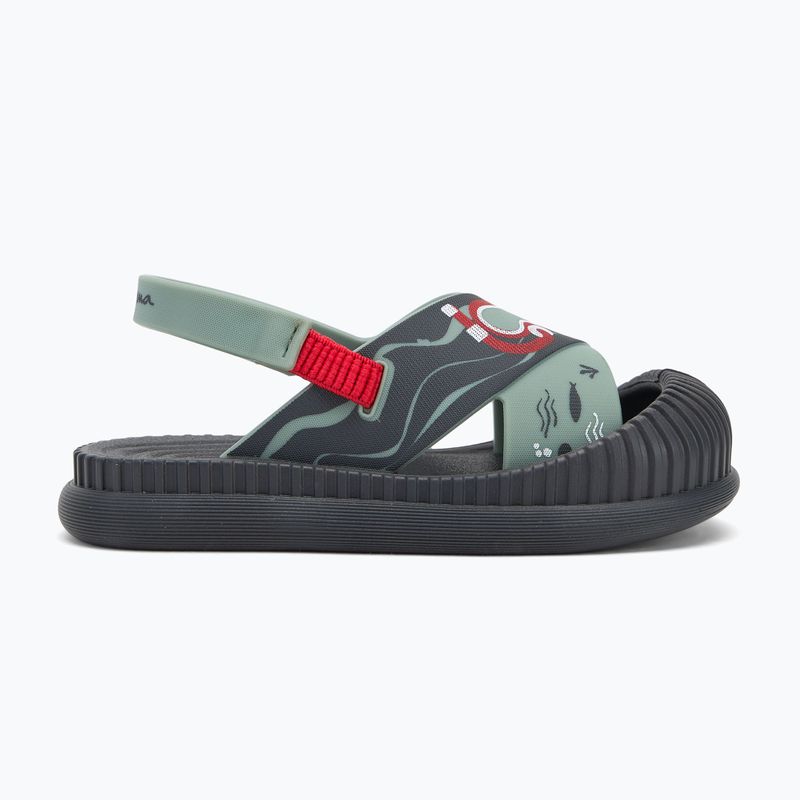 Dětské sandály Fun Sea Baby grey/green 2