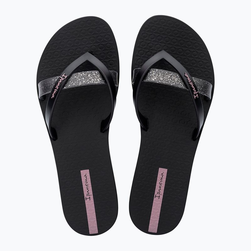 Dámské žabky Ipanema Kirei Chic black/glitter/purple 2