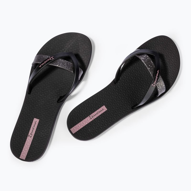 Dámské žabky Ipanema Kirei Chic black/glitter/purple 3