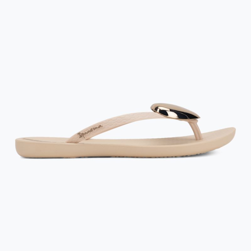 Dámské žabky Ipanema Maxi Fashion beige/gold 2