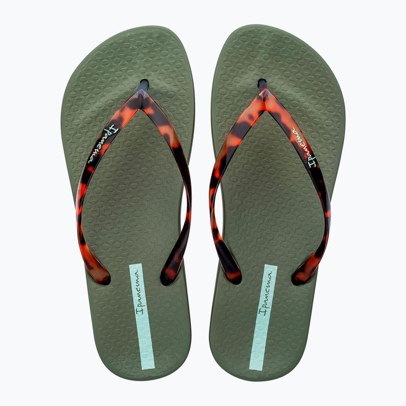 Dámské žabky Ipanema Anat Connect II green/clear 2