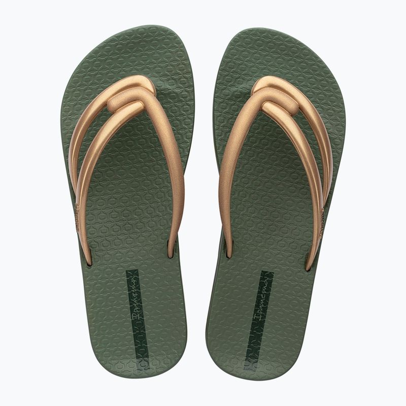Dámské žabky Ipanema Comfy green/gold 2