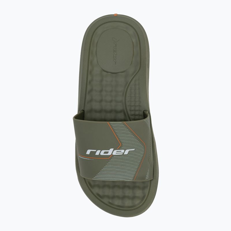 Pánské nazouváky  RIDER Step Slide green/green/white 5