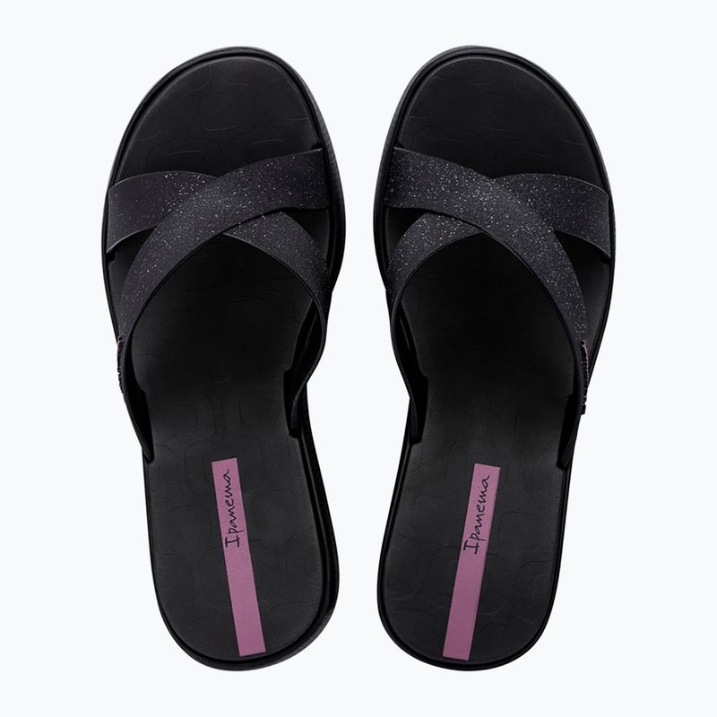 Dámské nazouváky Ipanema High Fashion II Slide black/glitter black/lilac 9