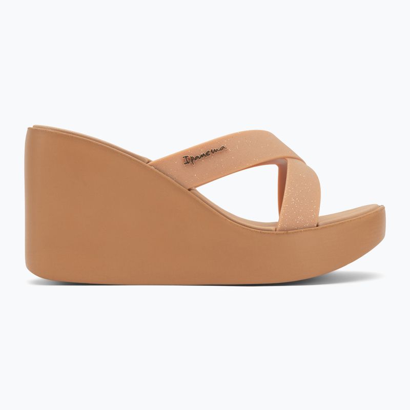 Dámské nazouváky Ipanema High Fashion II Slide beige/glitter beige/green 2