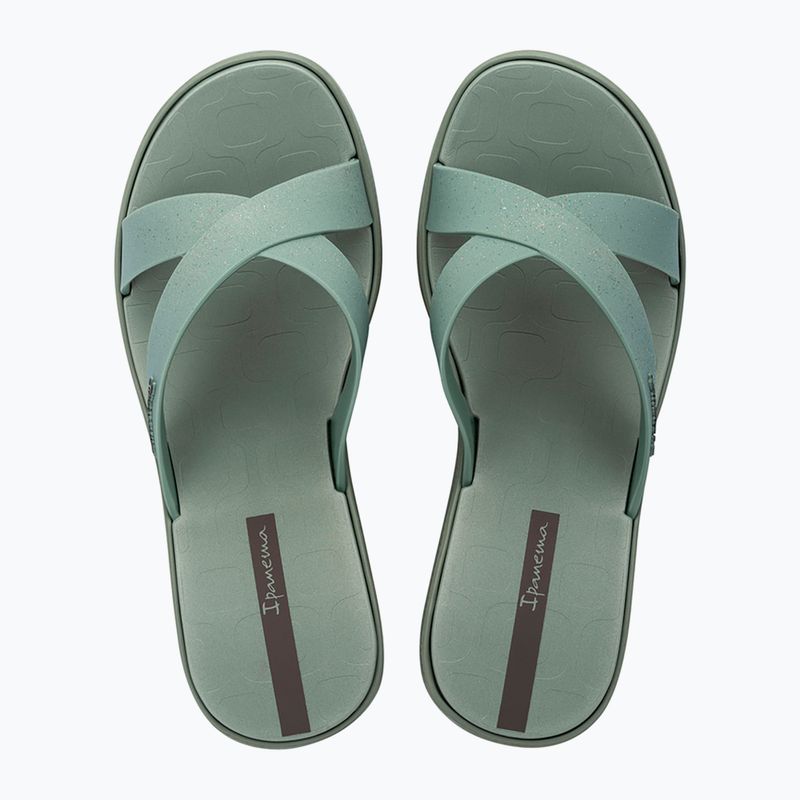 Dámské nazouváky Ipanema High Fashion II Slide green/glitter green/grey 2