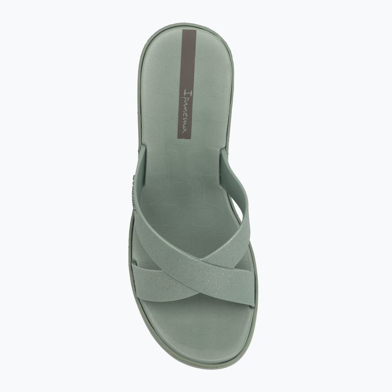 Dámské nazouváky Ipanema High Fashion II Slide green/glitter green/grey 5