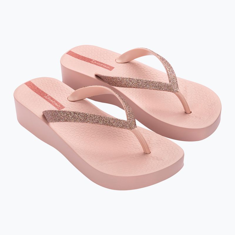 Dámské žabky Ipanema Mesh Chic Plat pink/glitter pink