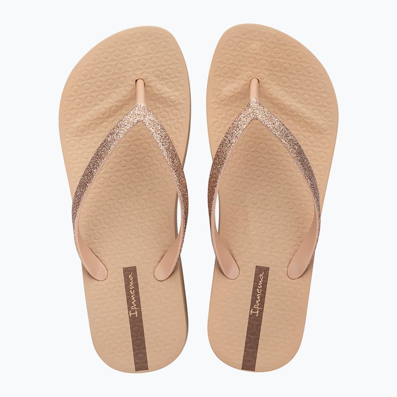 Dámské žabky Ipanema Mesh Chic Plat beige/glitter beige 2