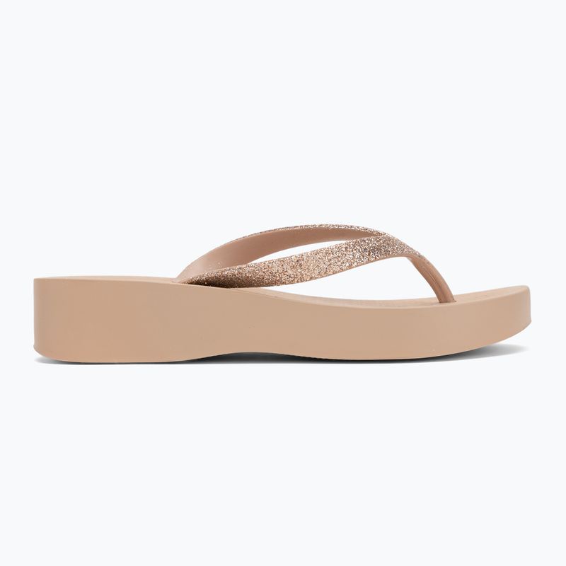 Dámské žabky Ipanema Mesh Chic Plat beige/glitter beige 2