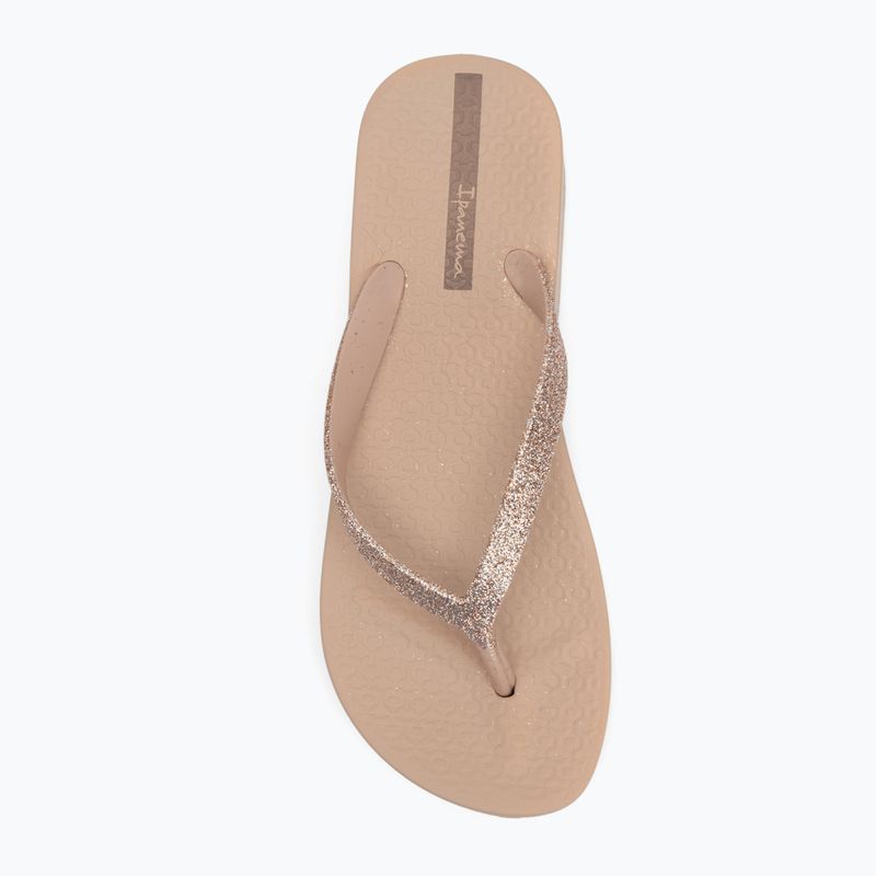 Dámské žabky Ipanema Mesh Chic Plat beige/glitter beige 5