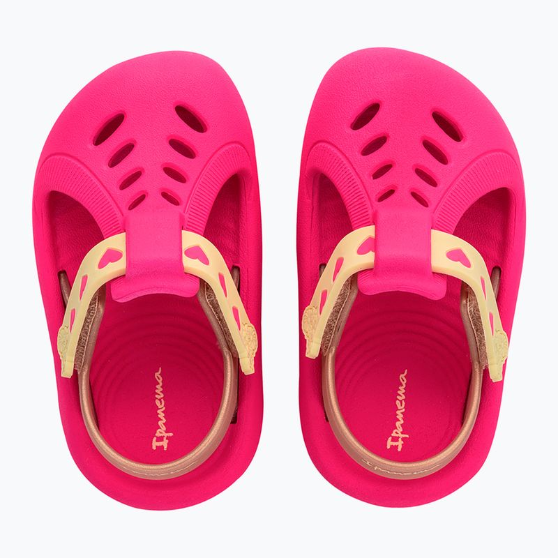 Sandály Ipanema Little Baby pink/gold 2