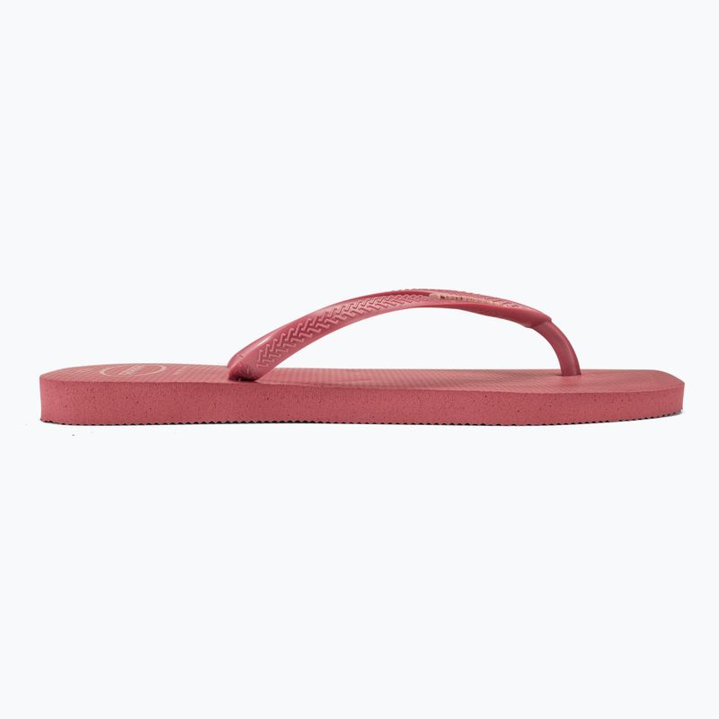 Dámské žabky Havaianas Square Logo Pop Up pau brasil 2