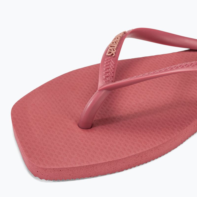 Dámské žabky Havaianas Square Logo Pop Up pau brasil 7