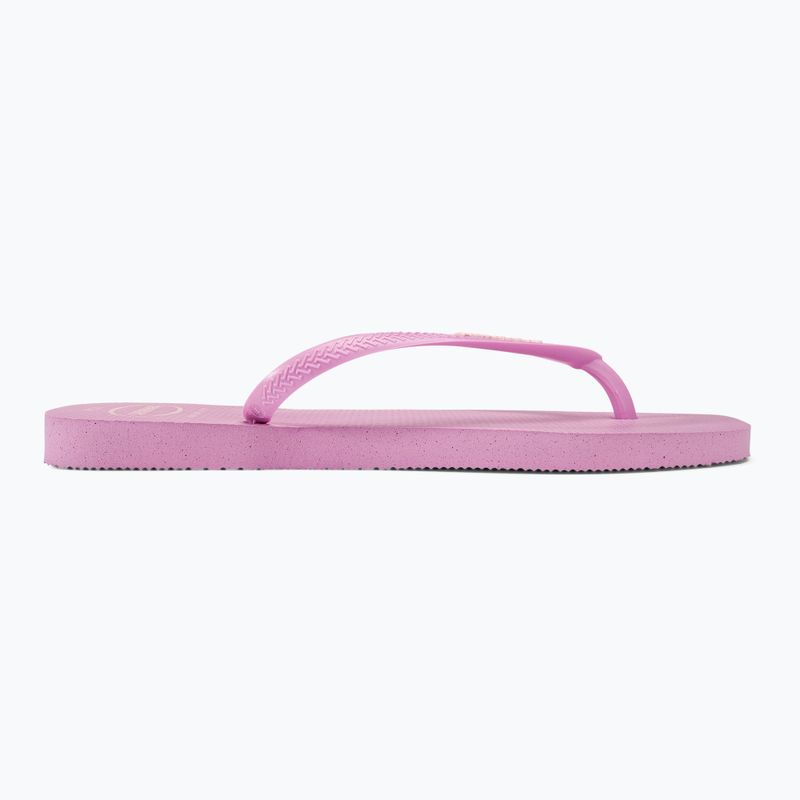 Dámské žabky Havaianas Square Logo Pop Up fresh lavender 2
