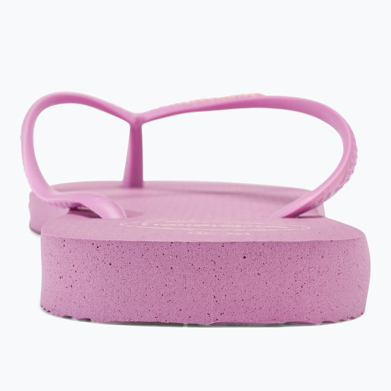 Dámské žabky Havaianas Square Logo Pop Up fresh lavender 6