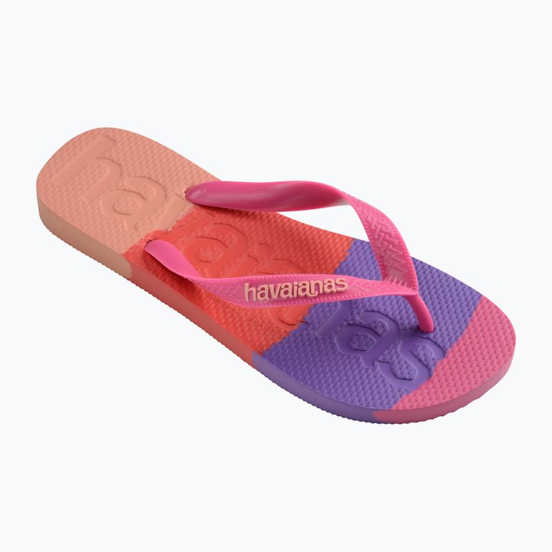 Žabky Havaianas Top Logomania Colors II pink flux 8