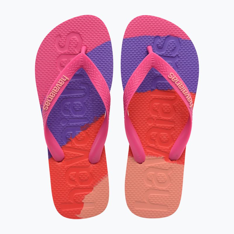 Žabky Havaianas Top Logomania Colors II pink flux 10