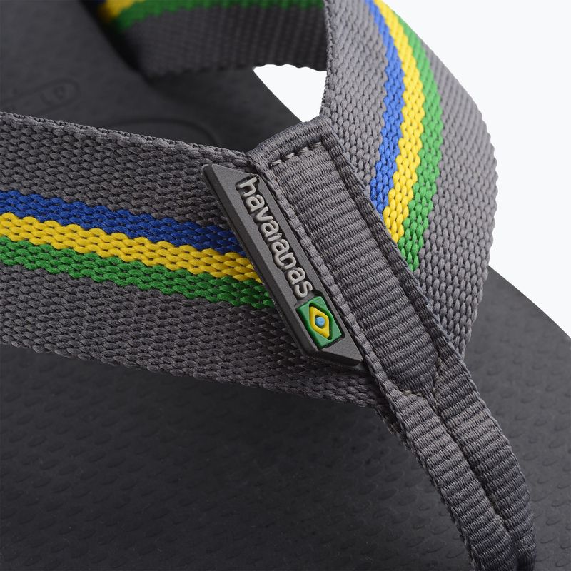 Pánské žabky Havaianas Urban Brasil new graphite 12