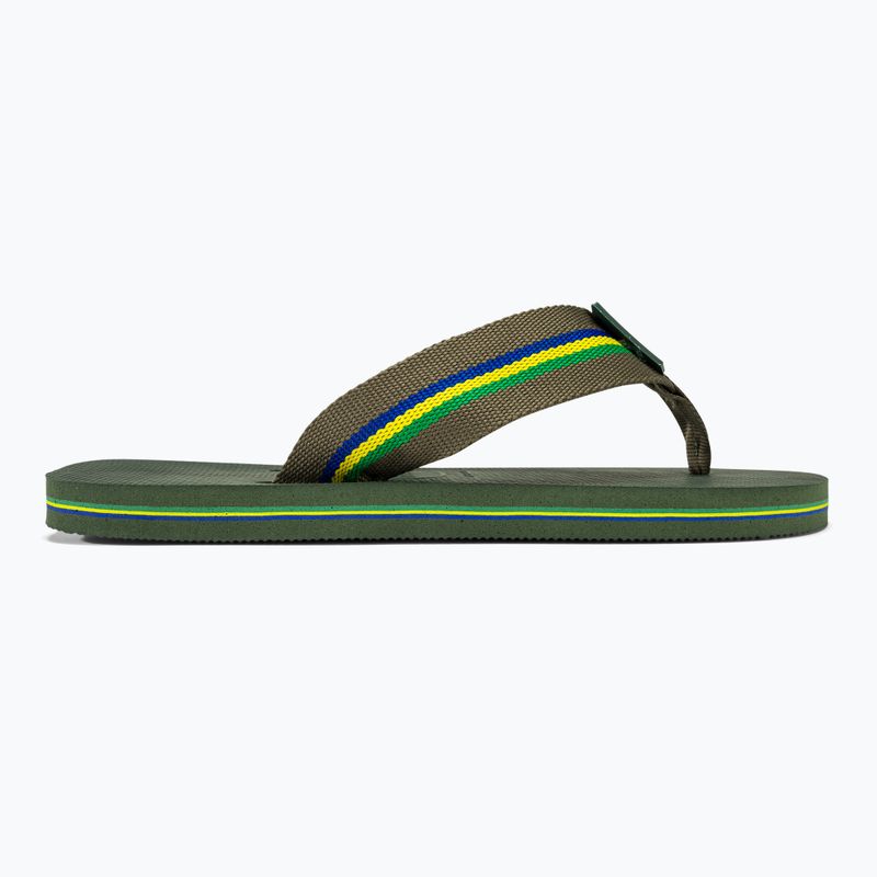 Pánské žabky Havaianas Urban Brasil olivově zelené 2