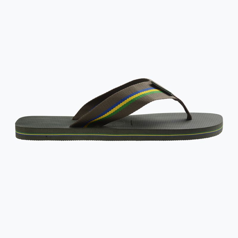 Pánské žabky Havaianas Urban Brasil olivově zelené 9