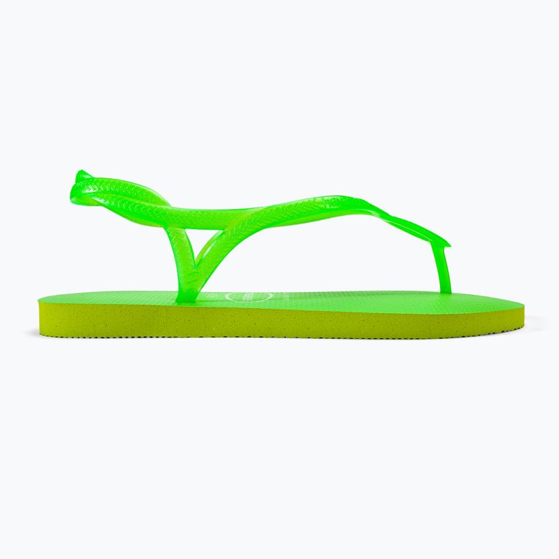 Dámské sandály Havaianas Luna Neon lemon green 2