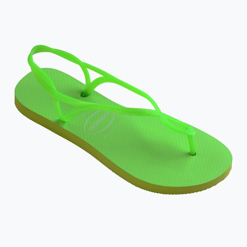 Dámské sandály Havaianas Luna Neon lemon green 8