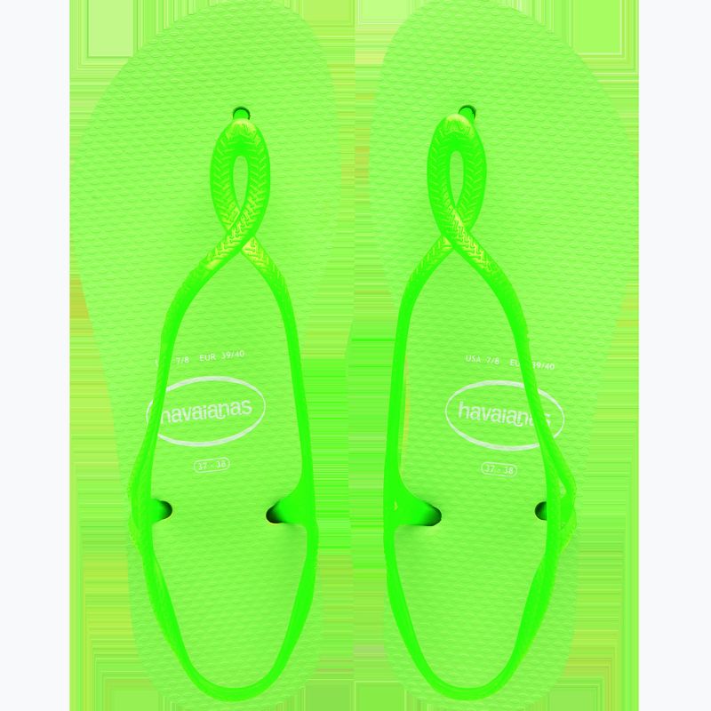 Dámské sandály Havaianas Luna Neon lemon green 12