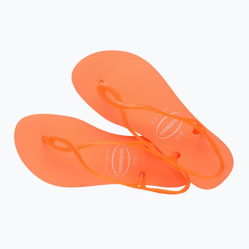 Dámské sandály Havaianas Luna Neon sunset orange 11