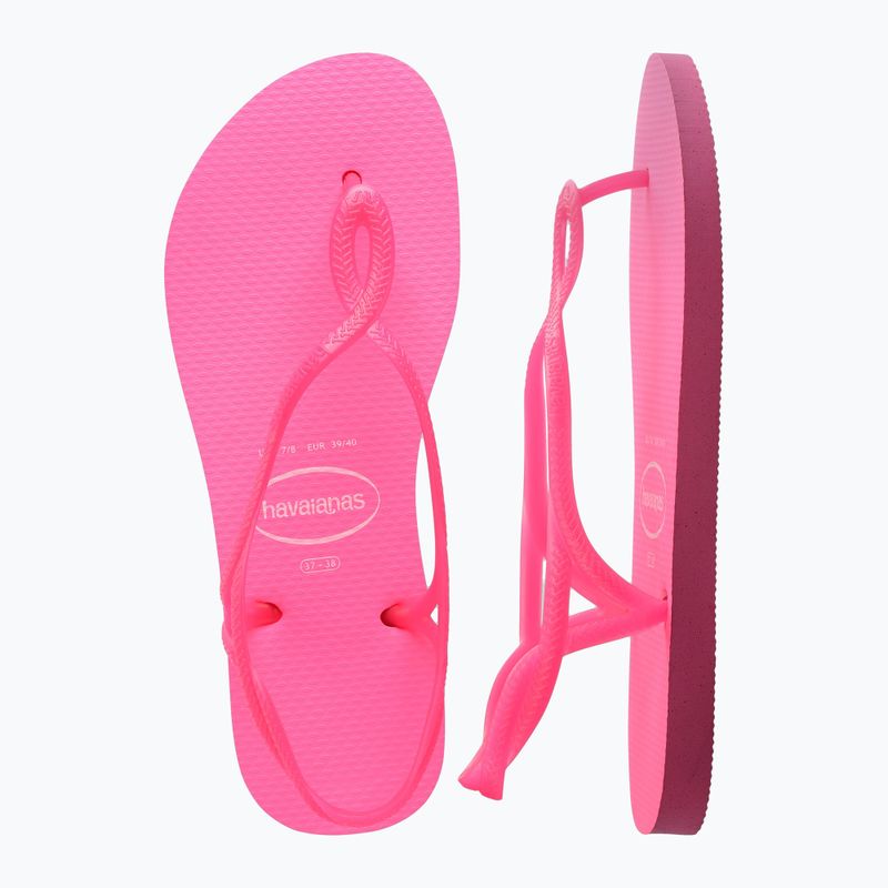 Dámské sandály Havaianas Luna Neon pink flux 12