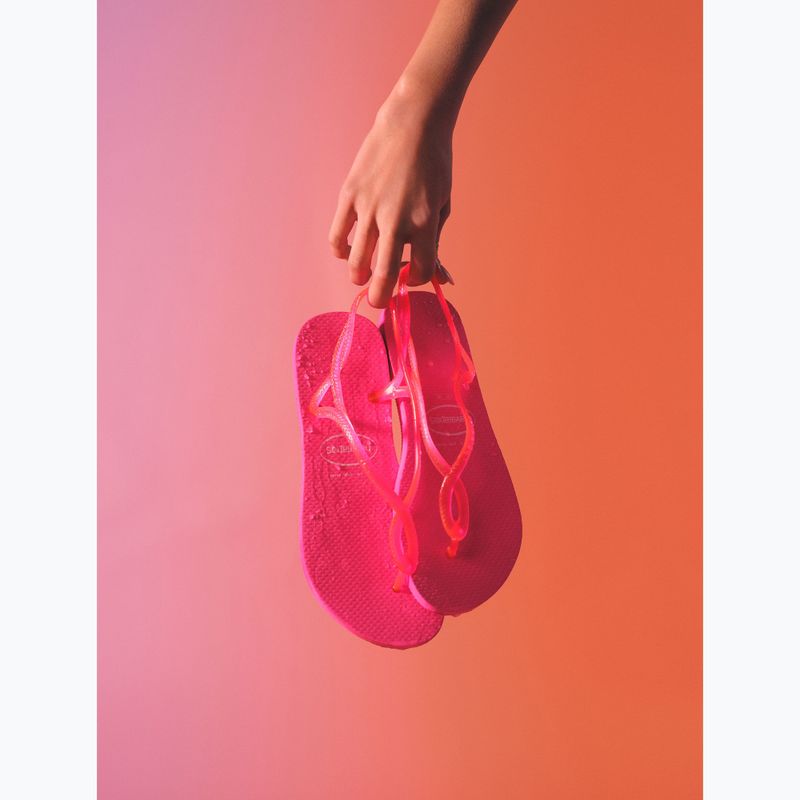 Dámské sandály Havaianas Luna Neon pink flux 14