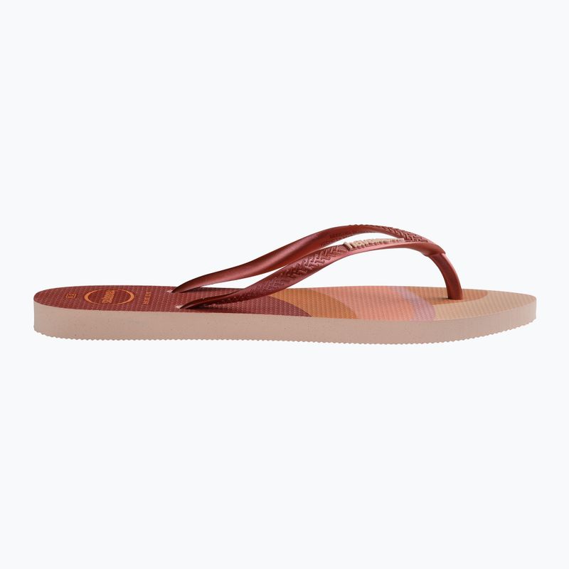 Dámské žabky Havaianas Slim Palette Glow ballet rose 2