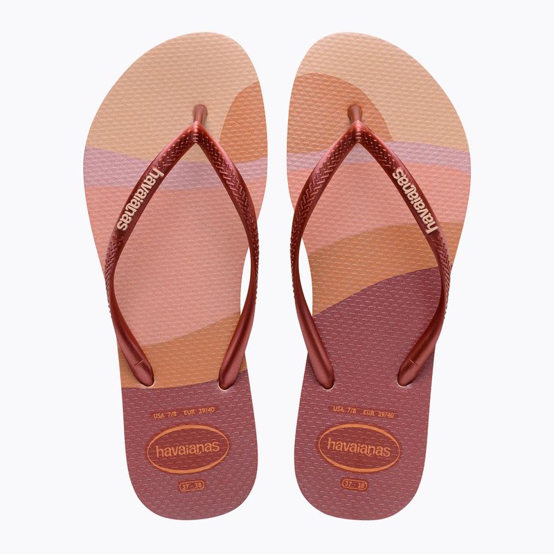 Dámské žabky Havaianas Slim Palette Glow ballet rose 3