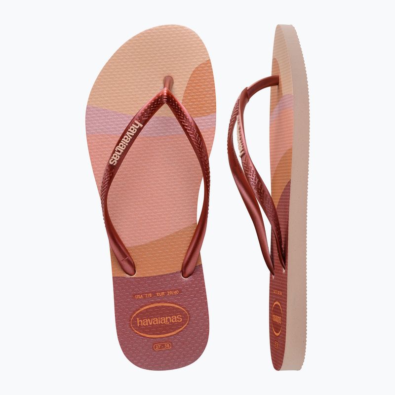 Dámské žabky Havaianas Slim Palette Glow ballet rose 4