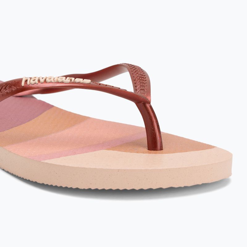 Dámské žabky Havaianas Slim Palette Glow ballet rose 7