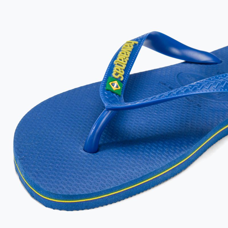 Havaianas Brasil Logo Neon žabky star blue / star blue 7