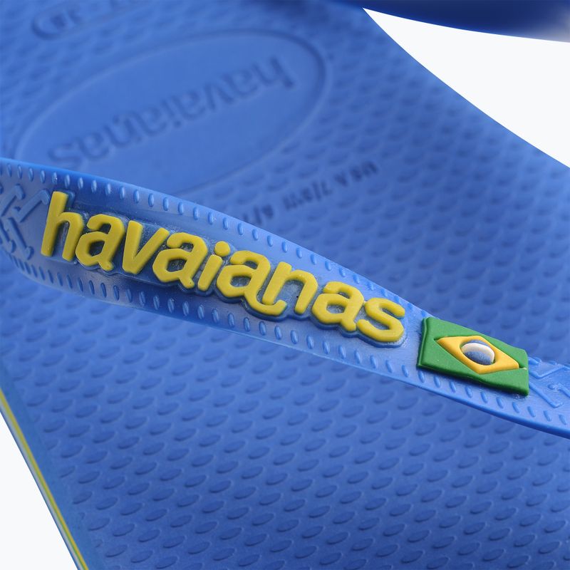 Havaianas Brasil Logo Neon žabky star blue / star blue 12