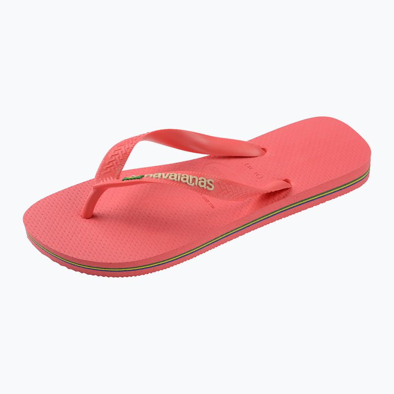 Žabky Havaianas Brasil Logo tropical coral 2