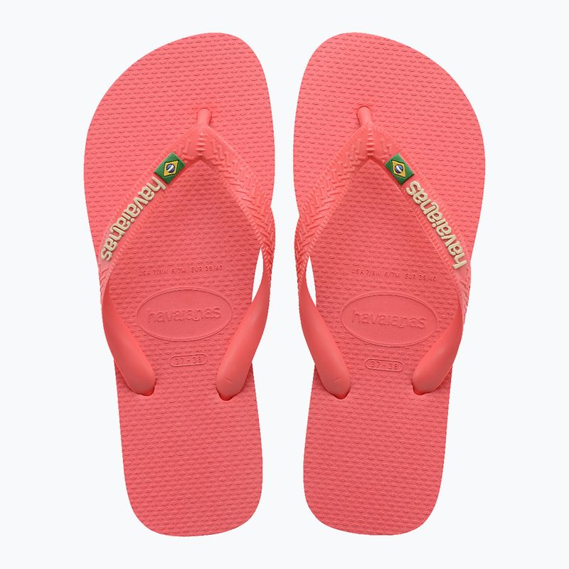 Žabky Havaianas Brasil Logo tropical coral 4