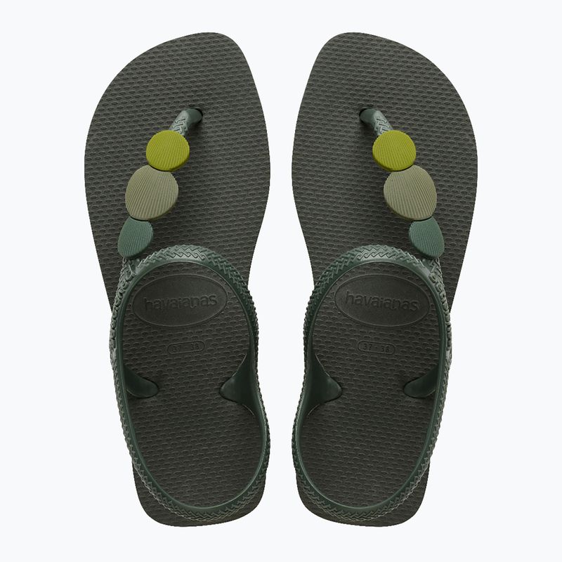 Dámské sandály Havaianas Flash Urban Plus olive green 4
