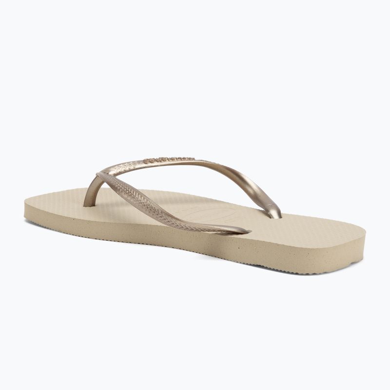 Dámské žabky Havaianas Slim Square sand grey 3