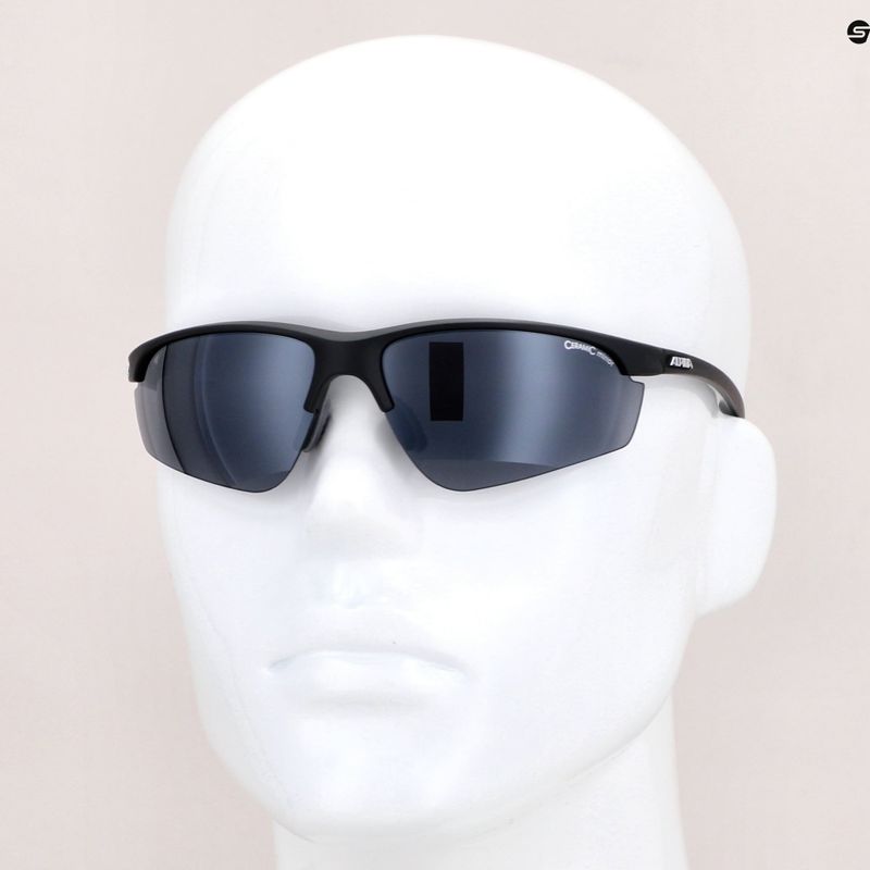 Brýle na kolo Alpina Tri-Effect 2.1 black matte/black mirror/clear/orange mirr 7