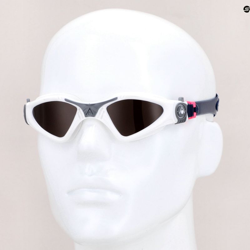 Dětské plavecké brýle Aqua Sphere bílé Kayenne EP2970910LPB 7