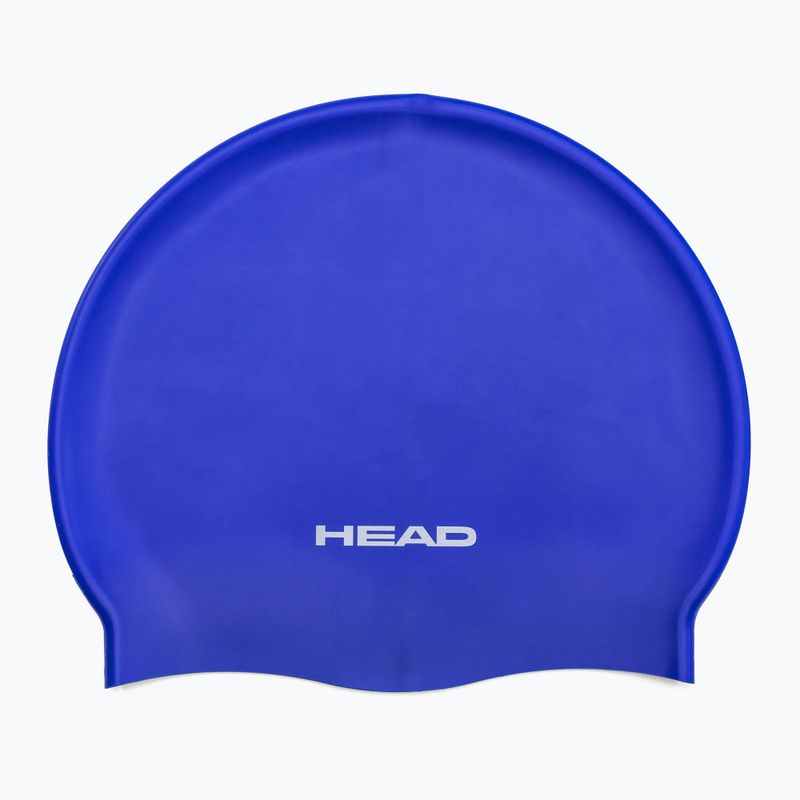 Dětská plavecká čepice HEAD Silicone Flat RY modrá 455006