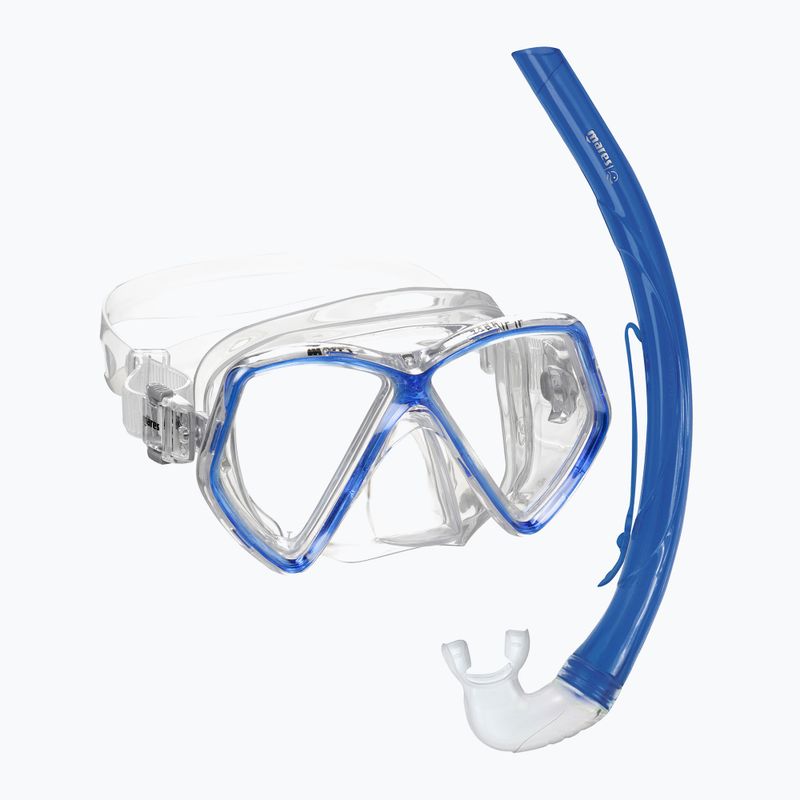 Dětská šnorchlovací sada  Mares Combo Zephir Junior royal blue/clear