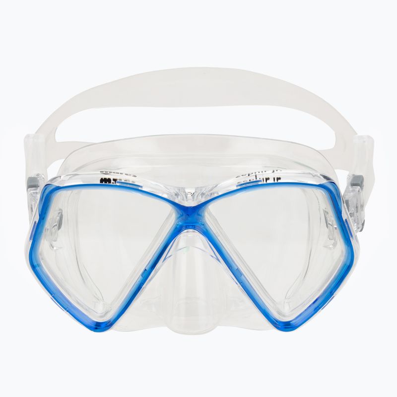 Dětská šnorchlovací maska  Mares Zephir JR blue/clear 2