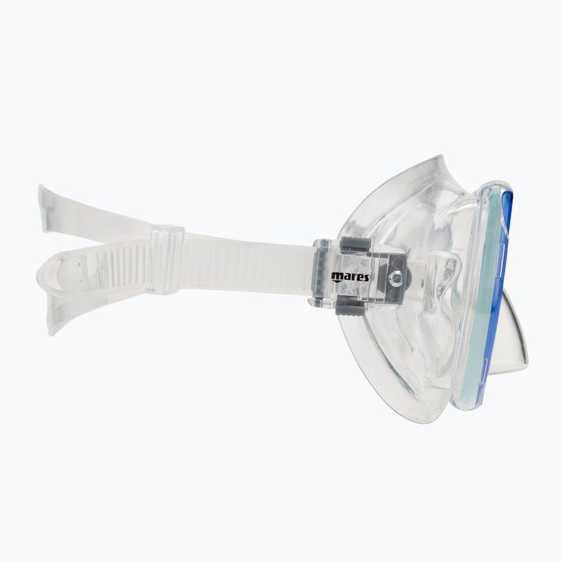 Dětská šnorchlovací maska  Mares Zephir JR blue/clear 3