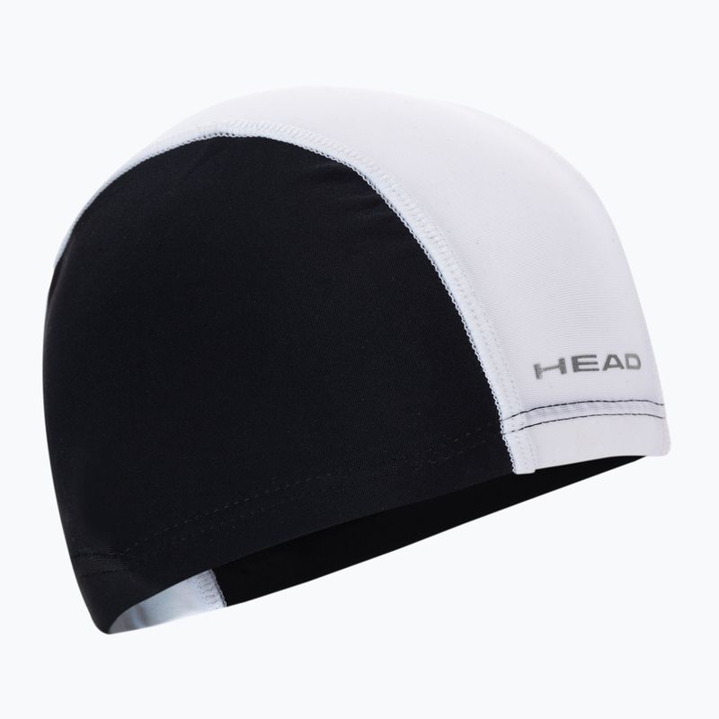 Dětská plavecká čepice HEAD černobílá